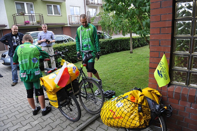 Rowerami do Londynu. Fot. Łukasz Szełemej [PR Szczecin] Jak na igrzyska, to... tylko rowerami [WIDEO, ZDJĘCIA]