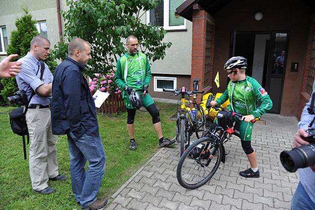 Rowerami do Londynu. Fot. Łukasz Szełemej [PR Szczecin] Jak na igrzyska, to... tylko rowerami [WIDEO, ZDJĘCIA]