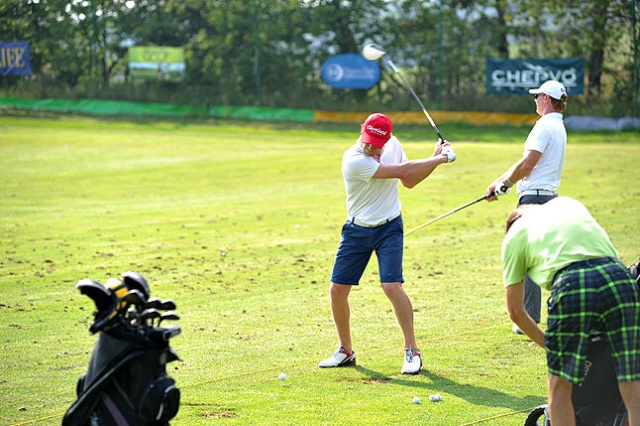 Przygotowania do Word Golfers Championship Poland. Fot. Łukasz Szełemej [PR Szczecin] Golfowe szaleństwo w Binowie. Zagrają gwiazdy [ZDJĘCIA]