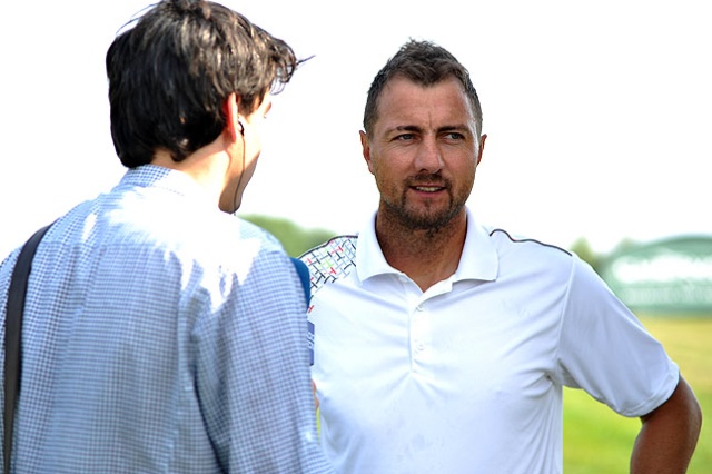 Gwiazdy w Binowie. Fot. Łukasz Szełemej [PR Szczecin] Dudek, Czerkawski i Gąsowski w Binowie [ZDJĘCIA]