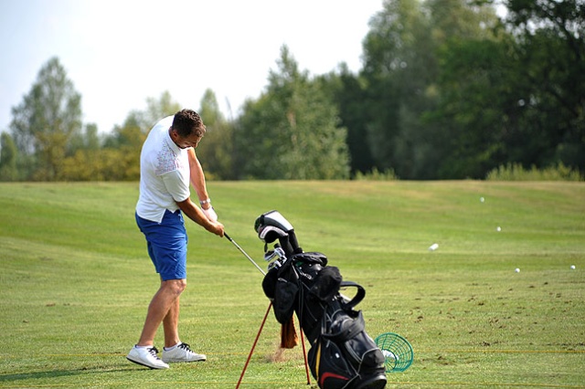 Gwiazdy w Binowie. Fot. Łukasz Szełemej [PR Szczecin] Dudek, Czerkawski i Gąsowski w Binowie [ZDJĘCIA]