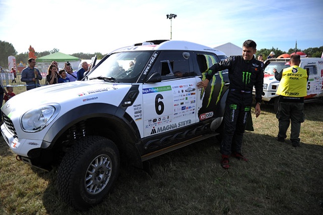 Krzysztof Hołowczyc wygrał rozgrywany w Szczecinie i regionie rajd Baja Poland. Fot. Łukasz Szełemej [PR Szczecin] Rajd Baja: Hołowczyc pierwszy! [ZDJĘCIA]