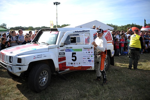 Krzysztof Hołowczyc wygrał rozgrywany w Szczecinie i regionie rajd Baja Poland. Fot. Łukasz Szełemej [PR Szczecin] Rajd Baja: Hołowczyc pierwszy! [ZDJĘCIA]