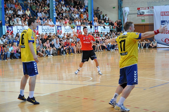 Gaz System Pogoń Szczecin - Chrobry Głogów - fot. Łukasz Szełemej [PR Szczecin] Szczypiorniści ulegli Chrobremu [ZDJĘCIA]