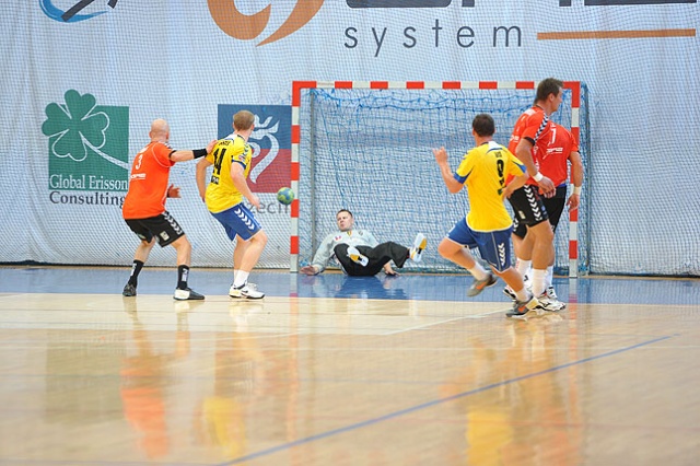 Gaz System Pogoń Szczecin - Chrobry Głogów - fot. Łukasz Szełemej [PR Szczecin] Szczypiorniści ulegli Chrobremu [ZDJĘCIA]