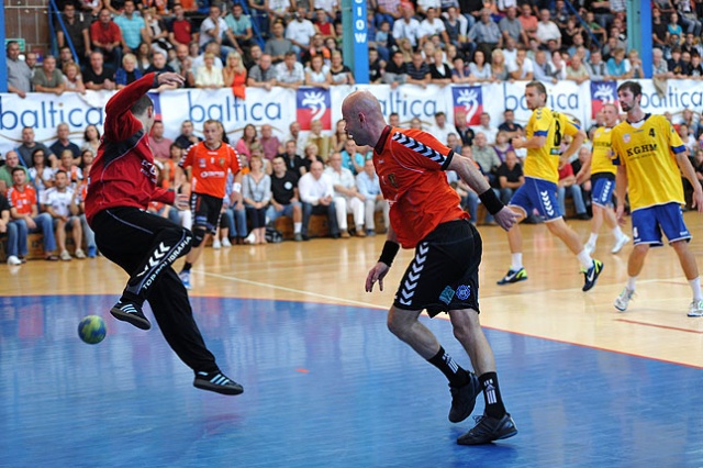 Gaz System Pogoń Szczecin - Chrobry Głogów - fot. Łukasz Szełemej [PR Szczecin] Szczypiorniści ulegli Chrobremu [ZDJĘCIA]