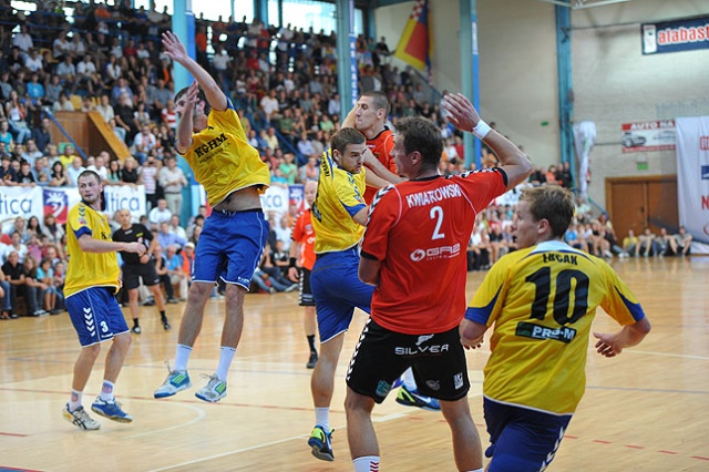 Gaz System Pogoń Szczecin - Chrobry Głogów - fot. Łukasz Szełemej [PR Szczecin] Szczypiorniści ulegli Chrobremu [ZDJĘCIA]