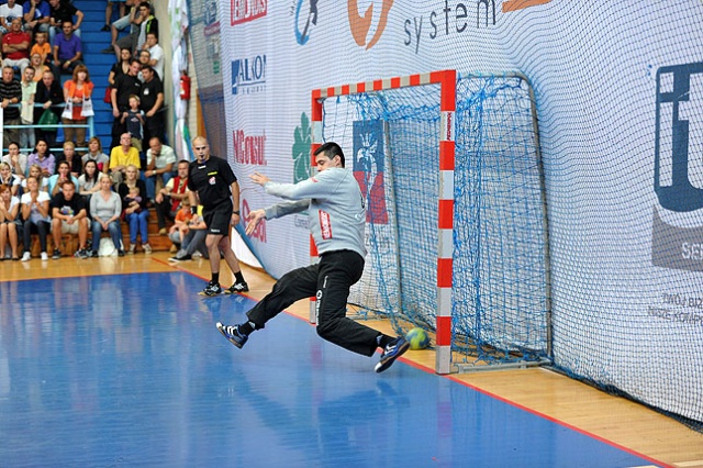 Gaz System Pogoń Szczecin - Chrobry Głogów - fot. Łukasz Szełemej [PR Szczecin] Szczypiorniści ulegli Chrobremu [ZDJĘCIA]