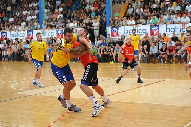 Gaz System Pogoń Szczecin - Chrobry Głogów - fot. Łukasz Szełemej [PR Szczecin] Szczypiorniści ulegli Chrobremu [ZDJĘCIA]