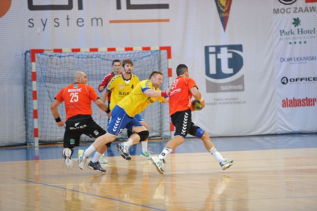 Gaz System Pogoń Szczecin - Chrobry Głogów - fot. Łukasz Szełemej [PR Szczecin] Szczypiorniści ulegli Chrobremu [ZDJĘCIA]