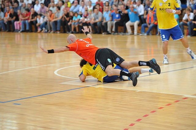 Gaz System Pogoń Szczecin - Chrobry Głogów - fot. Łukasz Szełemej [PR Szczecin] Szczypiorniści ulegli Chrobremu [ZDJĘCIA]