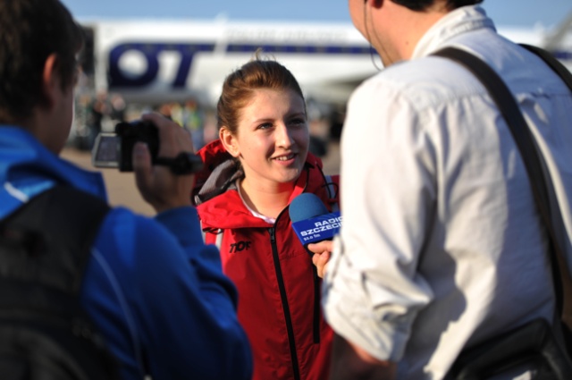 Szczecińscy paraolimpijczycy wrócili do domu. Fot. Łukasz Szełemej [PR Szczecin] IO: Medalistka z Londynu już w domu [WIDEO, ZDJĘCIA]