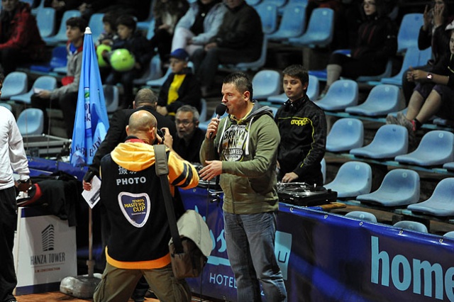 Frytka i Matka na korcie. Fot. Łukasz Szełemej [PR Szczecin] Frytka i Matka na korcie. Było show [ZDJĘCIA]