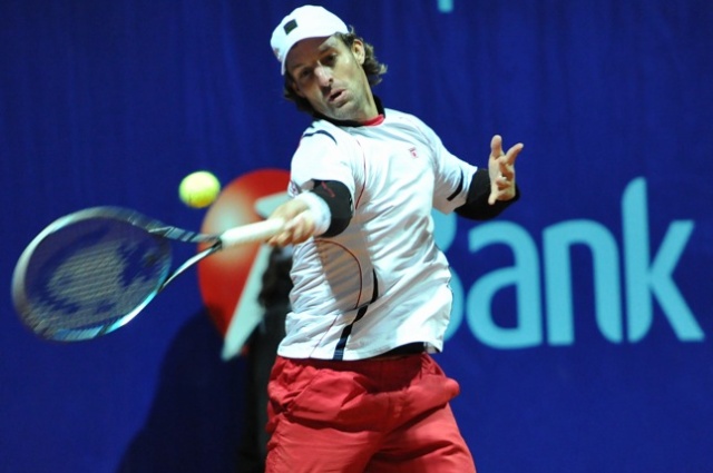 Mateusz Kowalczyk i szczecinianin Tomasz Bednarek przegrali z Niemcami Andre Begemannem i Martinem Emmrichem. Fot. Łukasz Szełemej [PR Szczecin] Polski debel przegrał w finale [ZDJĘCIA]