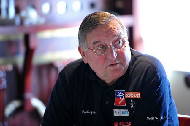 Kolarze torowi Piasta Szczecin zdobyli na Mistrzostwach Europy na Litwie srebrny medal w drużynowym sprincie olimpijskim. Fot. Łukasz Szełemej [Radio Szczecin] Razem zdobyli medal, ale nie wszyscy go dostali