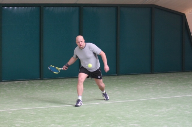 Grzegorz Darul. Fot. Bene Sport Centrum. Mistrzowie rakiet grają w Szczecinie [ZDJĘCIA]