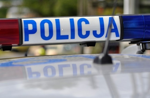 Kibic Pogoni Szczecin kontra policja