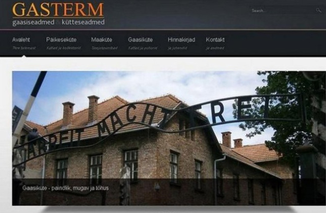 Zdjęcie byłego nazistowskiego obozu w Auschwitz zamieściła w swojej reklamie estońska spółka gazowa GasTerm. Fotografii towarzyszył podpis Ogrzewanie gazowe - elastyczne, wygodne i skuteczne.