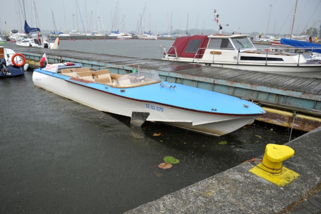 Taxi wodne. Fot. Łukasz Szełemej [Radio Szczecin] Wodna taksówka kursuje po Odrze [ZDJĘCIA]