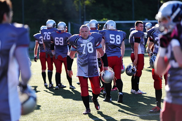 Husaria awansowała do finału play-off pierwszej dywizji. Fot. Łukasz Szełemej [Radio Szczecin] Husaria Szczecin w finale PLFA I! [ZDJĘCIA]