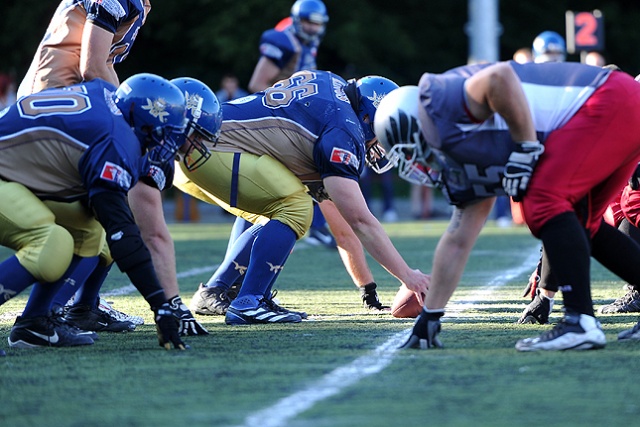 Husaria awansowała do finału play-off pierwszej dywizji. Fot. Łukasz Szełemej [Radio Szczecin] Husaria Szczecin w finale PLFA I! [ZDJĘCIA]