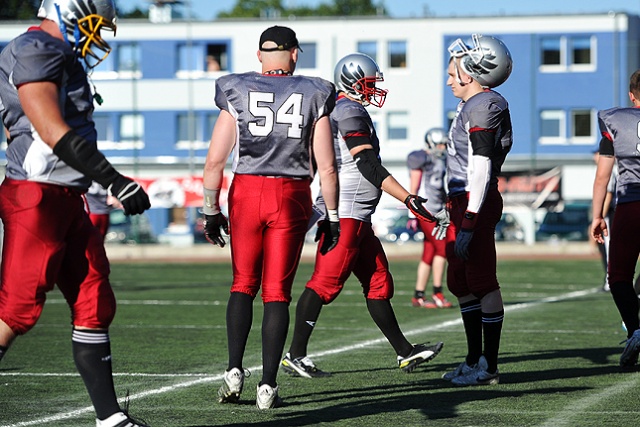 Husaria awansowała do finału play-off pierwszej dywizji. Fot. Łukasz Szełemej [Radio Szczecin] Husaria Szczecin w finale PLFA I! [ZDJĘCIA]
