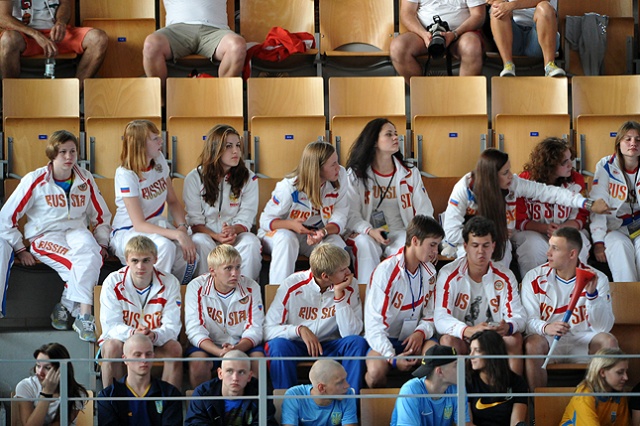 Mistrzostwa Europy w Szczecinie. Ponad dwustu zawodników z 23 krajów powalczy o tytuł najlepszego juniora starego kontynentu w pływaniu z płetwami. Fot. Łukasz Szełemej [Radio Szczecin] ME w Szczecinie. Zawody uroczyście rozpoczęte [ZDJĘCIA]