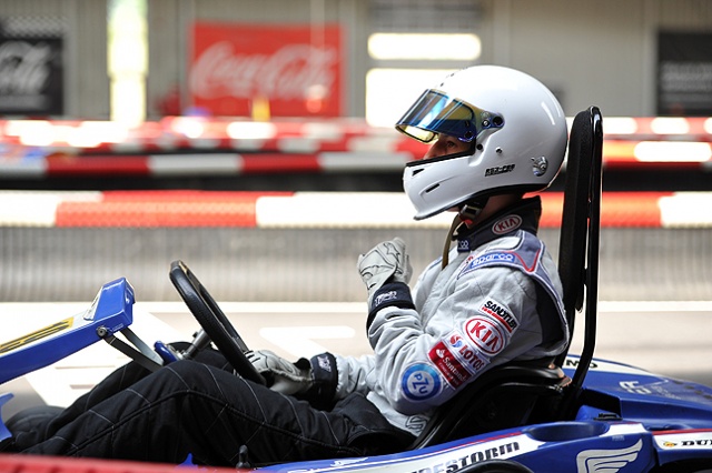 Paweł Krężelok na torze. Fot. Łukasz Szełemej [Radio Szczecin] Tak trenuje wicemistrz świata [ZDJĘCIA, WIDEO]