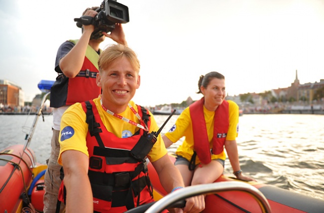 Do kolizji jachtów na Odrze dochodzi podczas finału regat The Tall Ships Races. Fot. Łukasz Szełemej [Radio Szczecin] Korki i stłuczki na... Odrze [ZDJĘCIA, WIDEO]