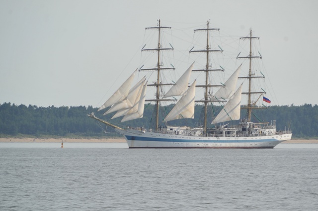 Parada żaglowców na Bałtyku to ostatni punkt tegorocznego finału regat The Tall Ships Races. Fot. Łukasz Szełemej [Radio Szczecin] Wielki finał na pełnym morzu [ZDJĘCIA, WIDEO]