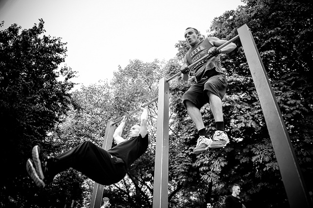 Street Workout Szczecin - fot. Łukasz Szełemej [Radio Szczecin] Jedyna taka grupa w Szczecinie [ZDJĘCIA, WIDEO]