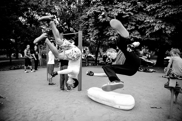 Street Workout Szczecin - fot. Łukasz Szełemej [Radio Szczecin] Jedyna taka grupa w Szczecinie [ZDJĘCIA, WIDEO]