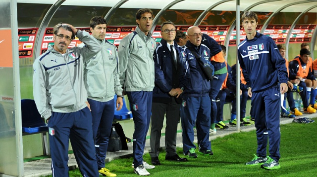 Polska - Włochy. Fot. Łukasz Szełemej [Radio Szczecin] U20: Polacy ulegli Włochom [DUŻO ZDJĘĆ]