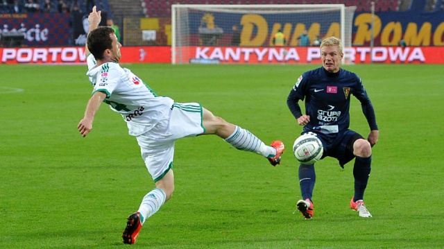 Pogoń Szczecin zremisowała z Lechią Gdańsk 1:1 w meczu 7. kolejki piłkarskiej ekstraklasy. Fot. Łukasz Szełemej [Radio Szczecin] Uratowali remis w ostatniej minucie [ZDJĘCIA, WIDEO]