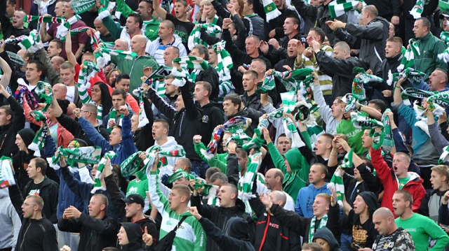 Pogoń Szczecin zremisowała z Lechią Gdańsk 1:1 w meczu 7. kolejki piłkarskiej ekstraklasy. Fot. Łukasz Szełemej [Radio Szczecin] Uratowali remis w ostatniej minucie [ZDJĘCIA, WIDEO]