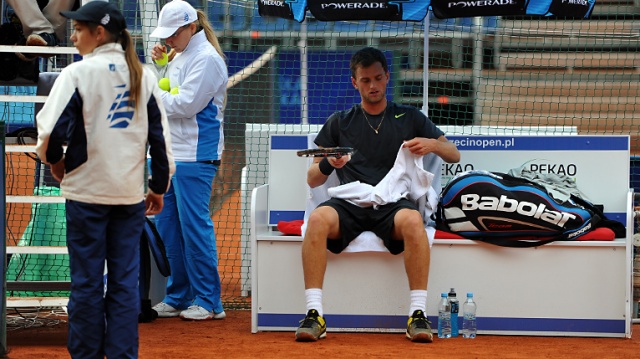 A. Veic - O. Nedovyesov - fot. Łukasz Szełemej [Radio Szczecin] Pekao Szczecin Open już bez Polaków [NOWE, ZDJĘCIA]