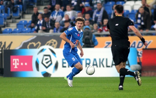 Piłkarze Pogoni Szczecin wygrali w Poznaniu z Lechem 2:1 w 8. kolejce ekstraklasy. Fot. T-Mobile Ekstraklasa/x-news. Poznań zdobyty! Pogoń lepsza od Lecha [WIDEO, ZDJĘCIA]