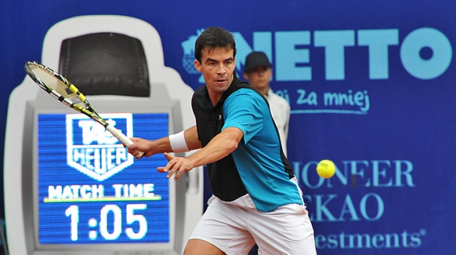 P. Riba - P. Starace - fot. Łukasz Szełemej [Radio Szczecin] Hiszpańsko-ukraiński finał Pekao Szczecin Open [ZDJĘCIA]