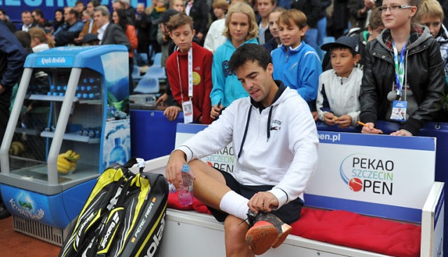 Oleksander Nedowiesow wygrał 21. tenisowy turniej Pekao Szczecin Open. Fot. Łukasz Szełemej [Radio Szczecin] Ukrainiec zwycięzcą Pekao Szczecin Open [ZDJĘCIA, NOWE]