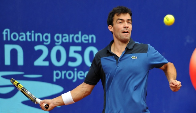 Oleksander Nedowiesow wygrał 21. tenisowy turniej Pekao Szczecin Open. Fot. Łukasz Szełemej [Radio Szczecin] Ukrainiec zwycięzcą Pekao Szczecin Open [ZDJĘCIA, NOWE]