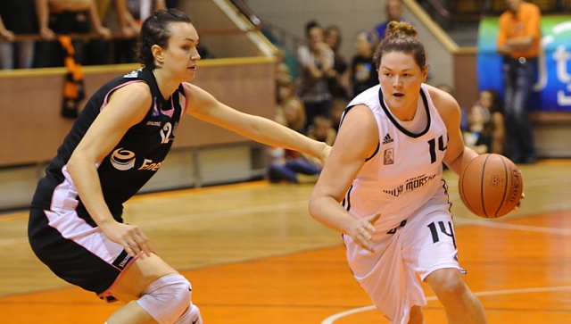 To pierwsza porażka Wilczyc w tym sezonie w Basket Lidze Kobiet. Fot. Łukasz Szełemej [Radio Szczecin/Archiwum] Beniaminek Basket Ligi Kobiet słabszy od lidera [ZDJĘCIA]