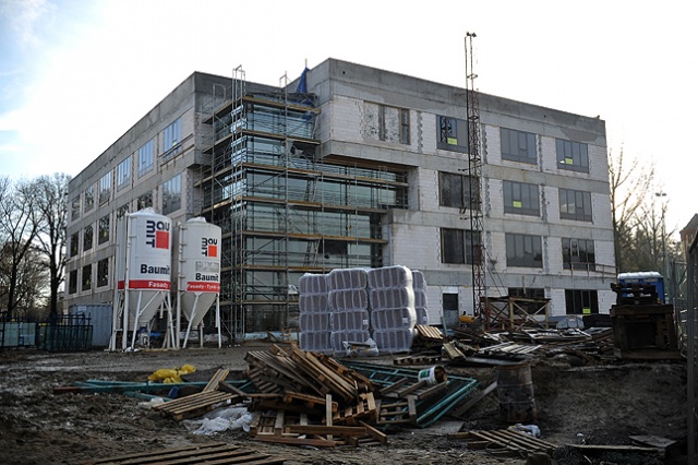 Technopark Pomerania. Fot. Łukasz Szełemej [Radio Szczecin] Budowa Technoparku: Druga firma ma problemy [ZDJĘCIA]