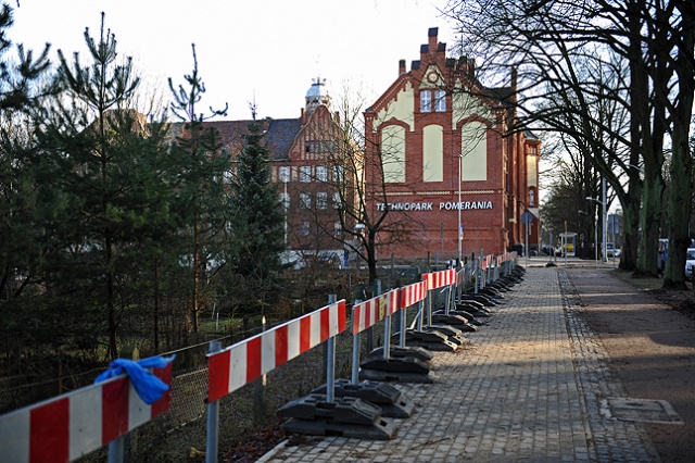 Technopark Pomerania. Fot. Łukasz Szełemej [Radio Szczecin] Budowa Technoparku: Druga firma ma problemy [ZDJĘCIA]