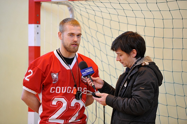 Trening z Cougars Szczecin - fot. Łukasz Szełemej [Radio Szczecin] Futbol amerykański ze szczecińskimi pumami [ZDJĘCIA]