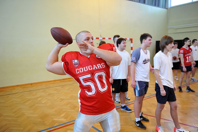 Trening z Cougars Szczecin - fot. Łukasz Szełemej [Radio Szczecin] Futbol amerykański ze szczecińskimi pumami [ZDJĘCIA]