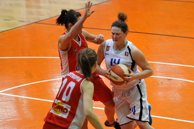 King Wilki Morskie - Ostrowia Ostrów. Fot. Łukasz Szełemej [Radio Szczecin] Zadecydowała słaba skuteczność [ZDJĘCIA]