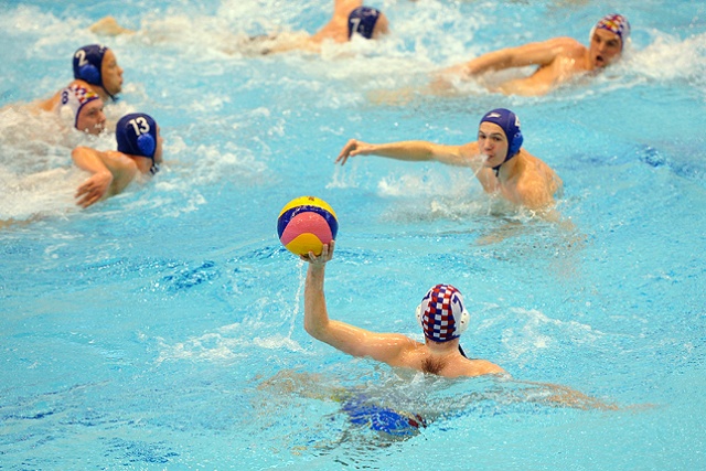 Arkonia Szczecin - WTS Bytom. Fot. Łukasz Szełemej [Radio Szczecin] Nasi waterpoliści górą. I to podwójnie [ZDJĘCIA]