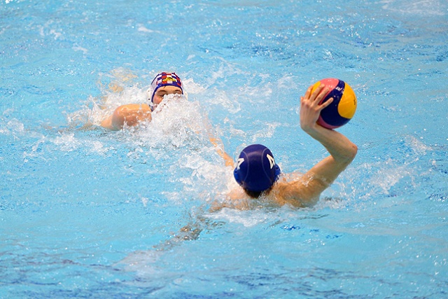 Arkonia Szczecin - WTS Bytom. Fot. Łukasz Szełemej [Radio Szczecin] Nasi waterpoliści górą. I to podwójnie [ZDJĘCIA]