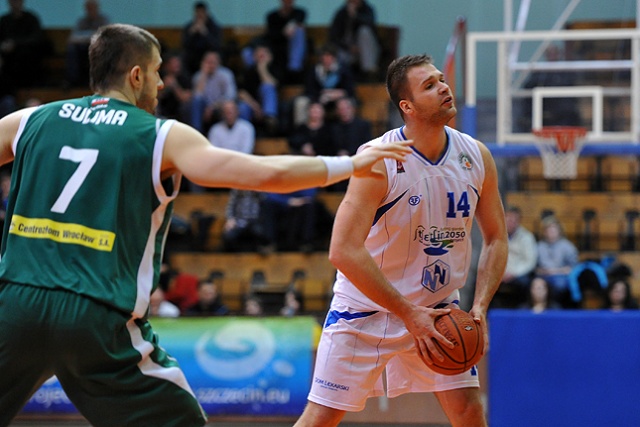 AZS Radex Szczecin - Śląsk Wrocław. Fot. Łukasz Szełemej [Radio Szczecin] Koszykarze AZS-u Radex lepsi od lidera [ZDJĘCIA]