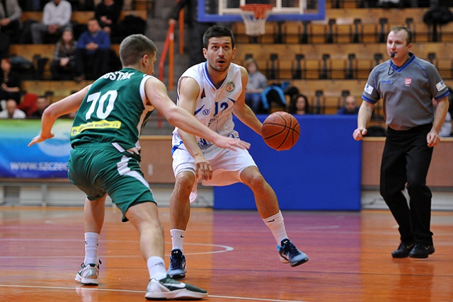 AZS Radex Szczecin - Śląsk Wrocław. Fot. Łukasz Szełemej [Radio Szczecin] Koszykarze AZS-u Radex lepsi od lidera [ZDJĘCIA]